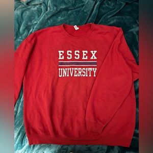 Vintage Essex University Red Sweatshirt/Jumper
